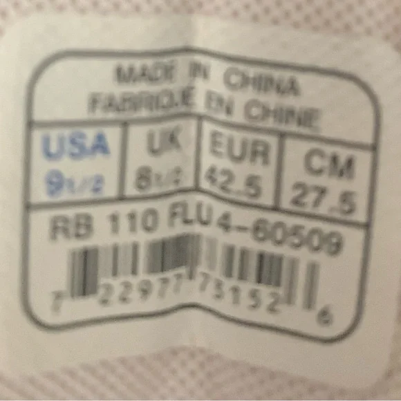 REEBOK HEXALITE VINTAGE 2000 Size 9 1/2 white with navy blue accents. Worn twice - Picture 4 of 8